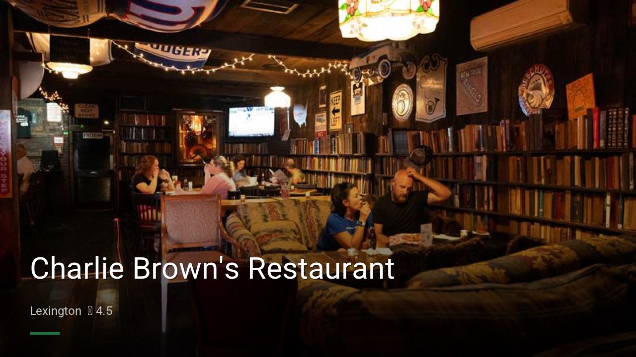 Charlie Brown's Restaurant - Sports Bars in Lexington