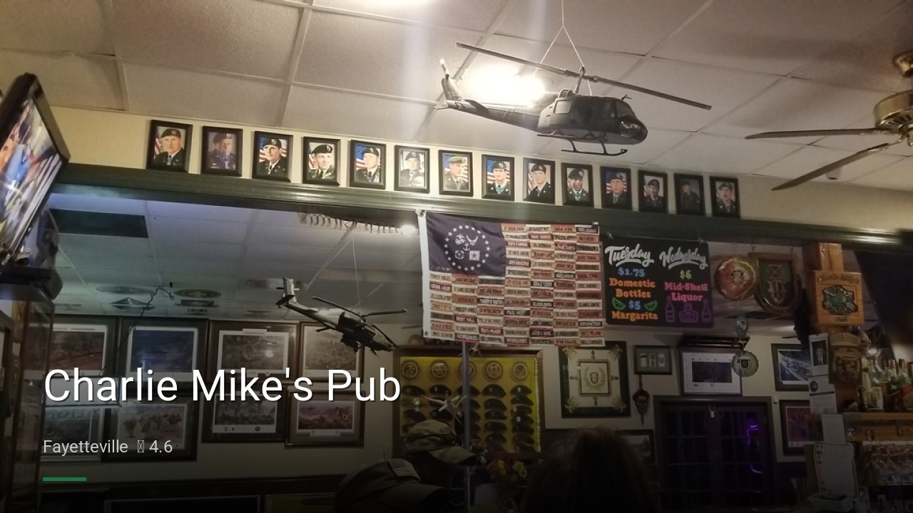 Charlie Mike's Pub - Sports Bars in Fayetteville
