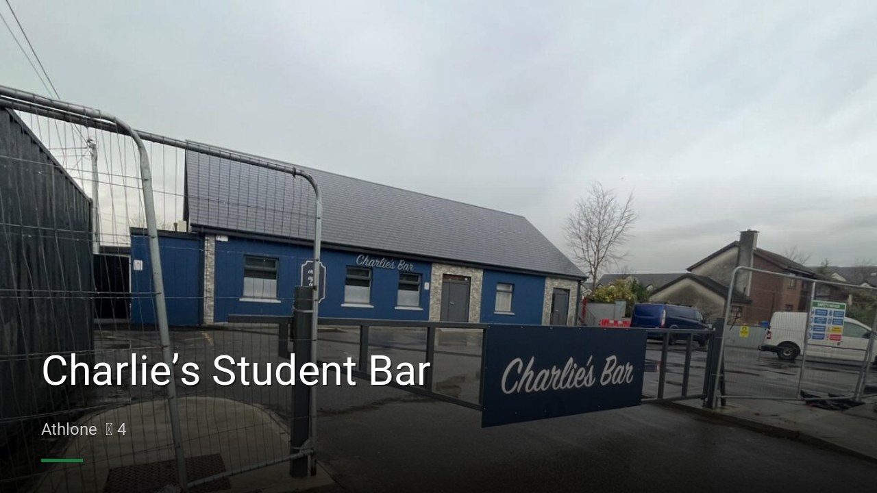 Charlie’s Student Bar - Sports Bars in Athlone