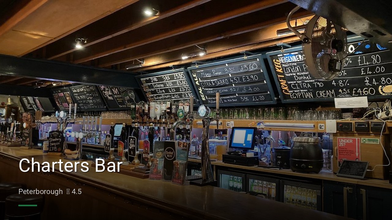 Charters Bar - Sports Bars in Peterborough