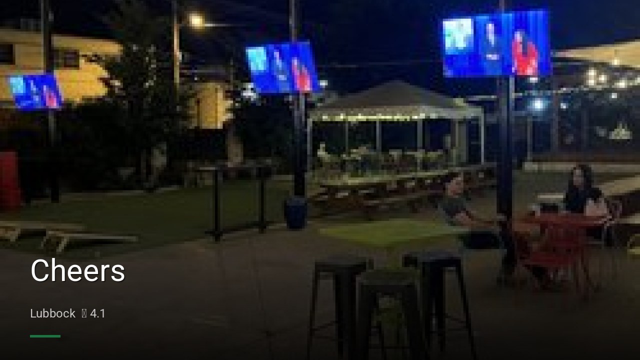 Cheers - Sports Bars in Lubbock