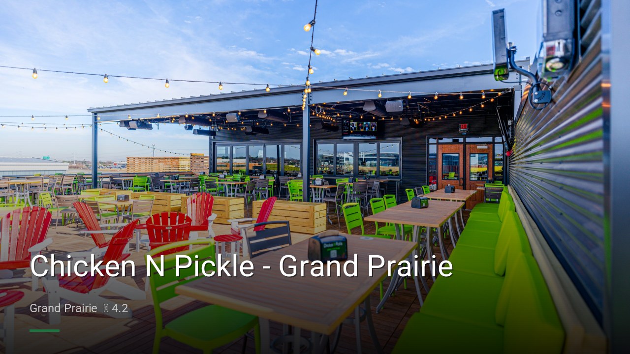 Chicken N Pickle - Grand Prairie - Sports Bars in Grand Prairie