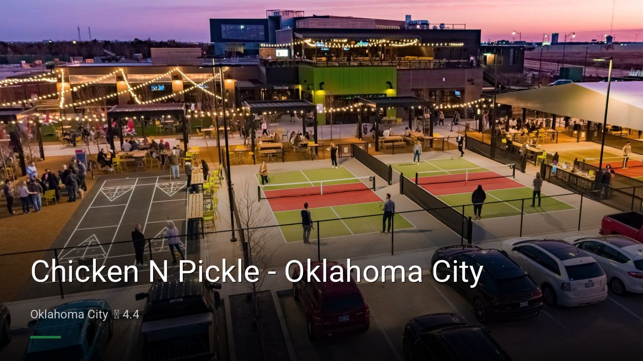 Chicken N Pickle - Oklahoma City - Sports Bars in Oklahoma City