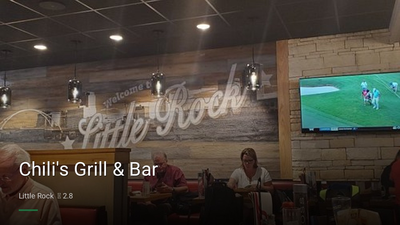 Chili's Grill & Bar - Sports Bars in Little Rock