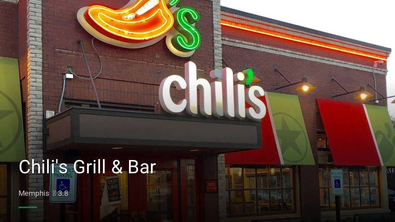 Chili's Grill & Bar - Sports Bars in Memphis
