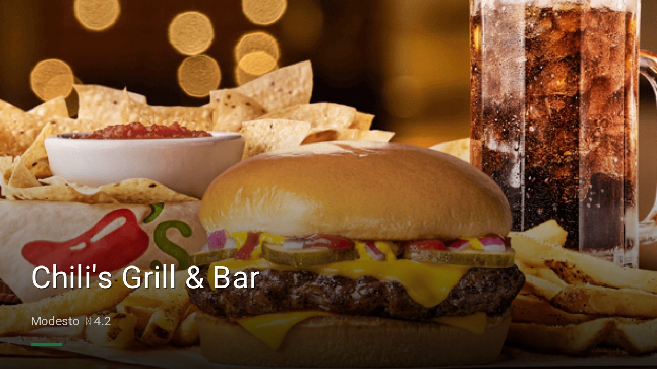 Chili's Grill & Bar - Sports Bars in Modesto
