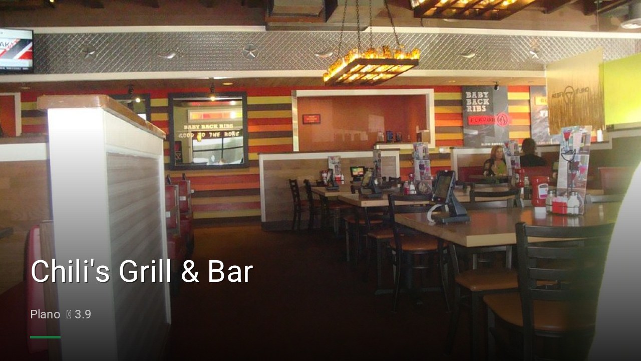 Chili's Grill & Bar - Sports Bars in Plano