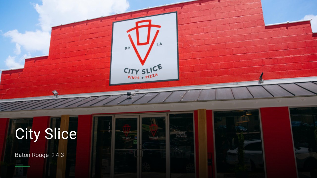 City Slice - Sports Bars in Baton Rouge