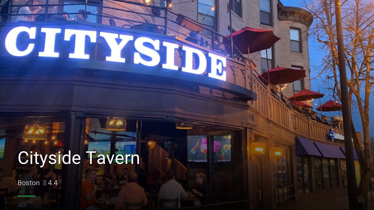 Cityside Tavern - Sports Bars in Boston