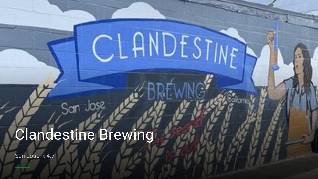 Clandestine Brewing - Sports Bars in San Jose