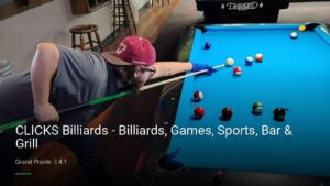 CLICKS Billiards – Billiards, Games, Sports, Bar & Grill — Sports bars in Grand Prairie