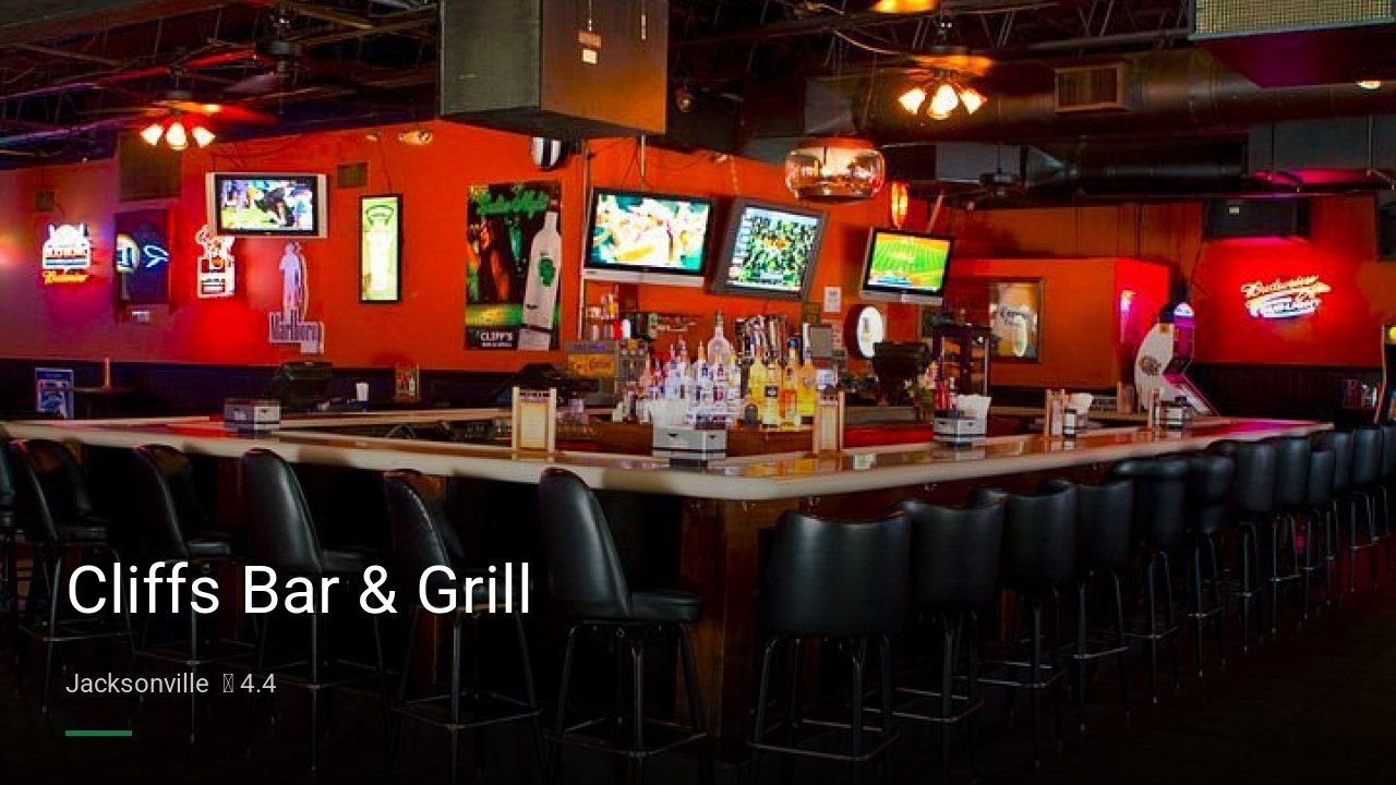 Cliffs Bar & Grill - Sports Bars in Jacksonville