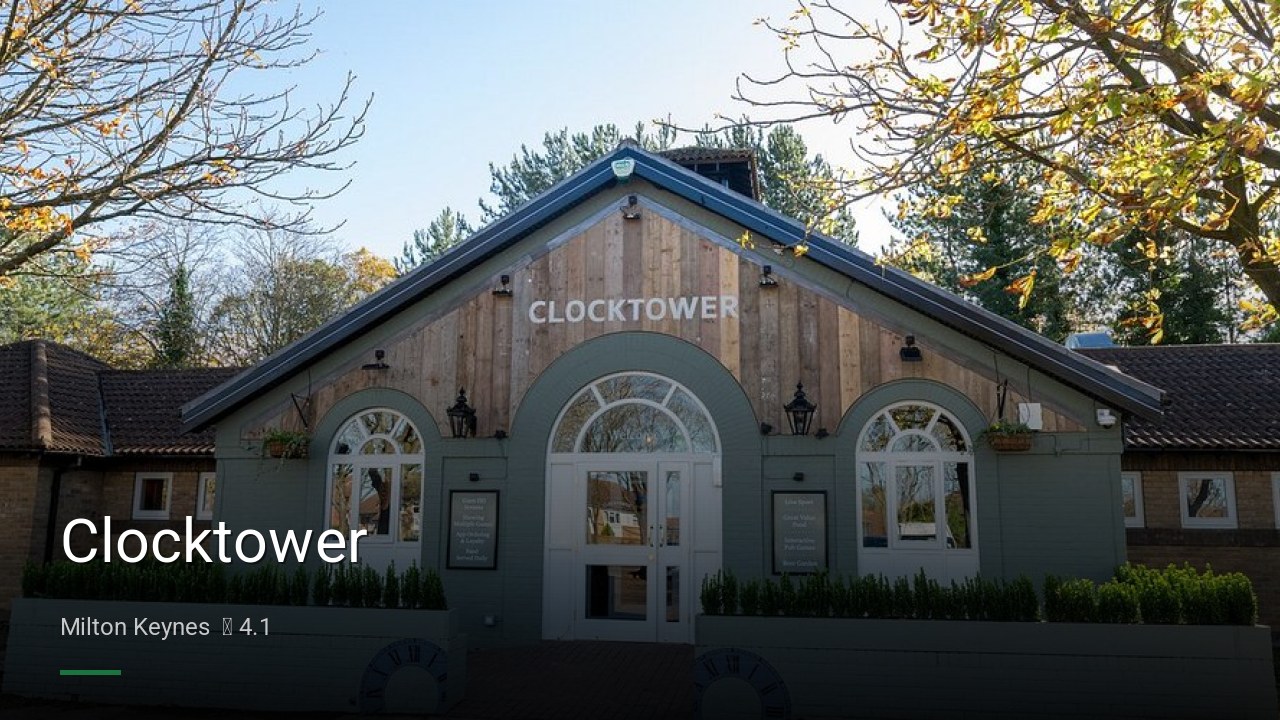 Clocktower - Sports Bars in Milton Keynes