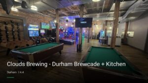 Clouds Brewing – Durham Brewcade + Kitchen — Sports bars in Durham