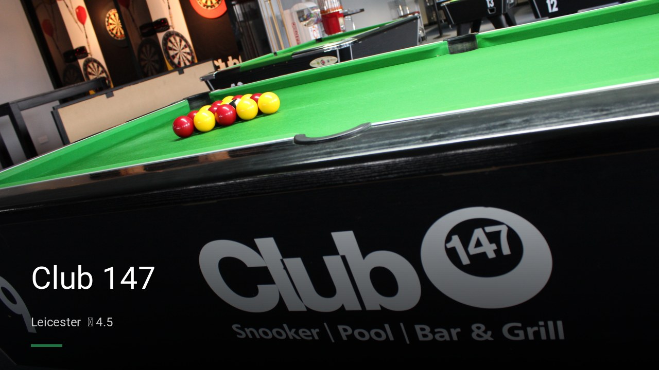Club 147 - Sports Bars in Leicester