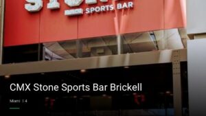 CMX Stone Sports Bar Brickell — Sports bars in Miami