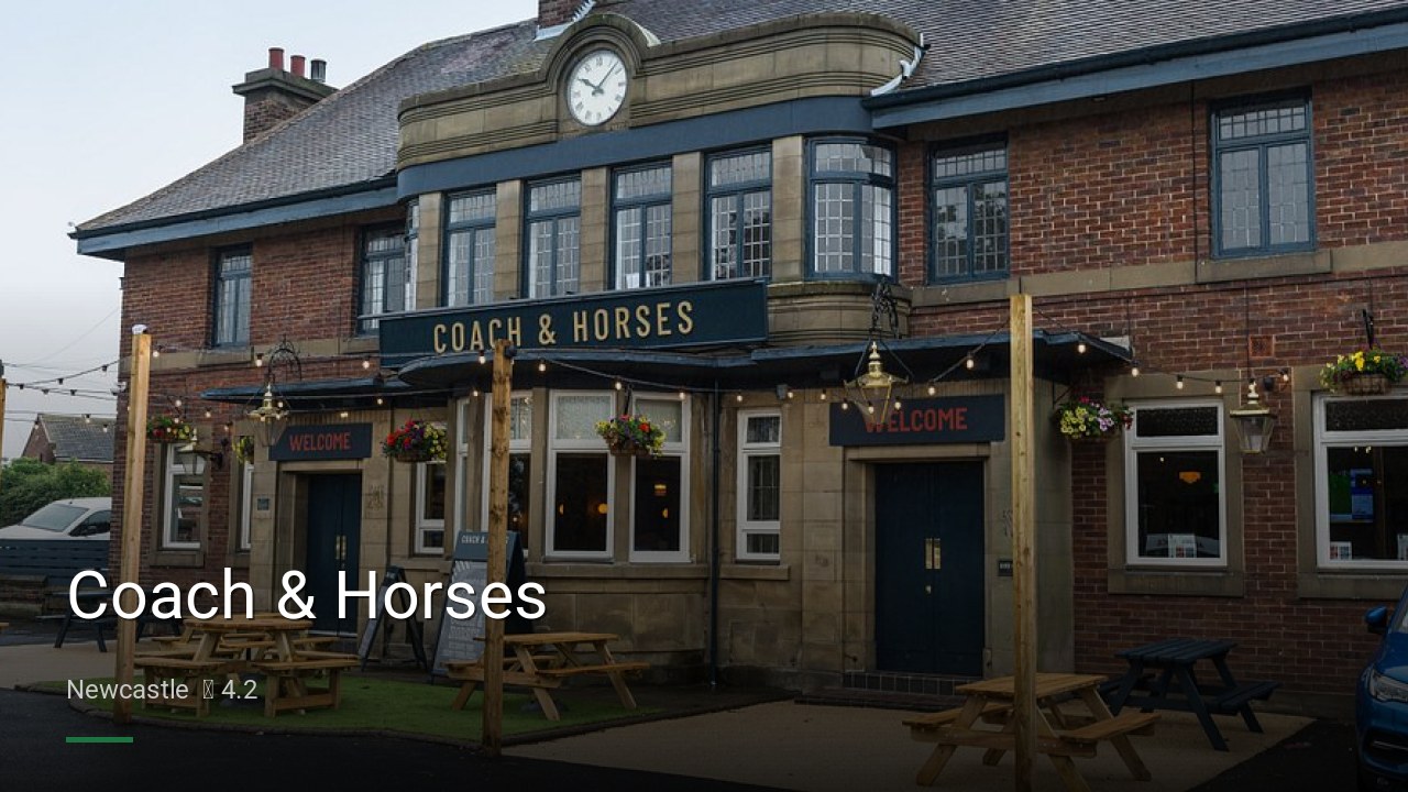 Coach & Horses - Sports Bars in Newcastle