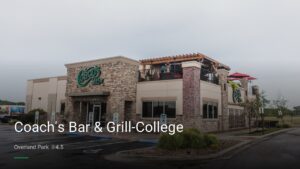 Coach’s Bar & Grill-College — Sports bars in Overland Park