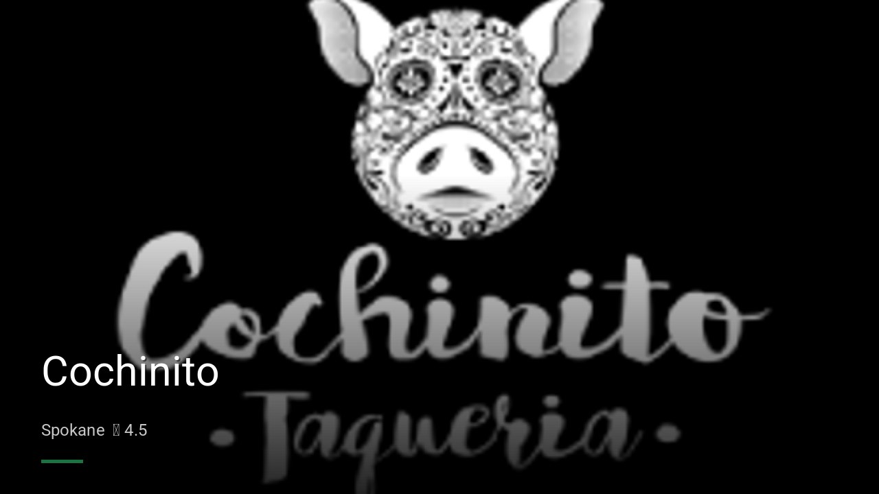 Cochinito - Sports Bars in Spokane