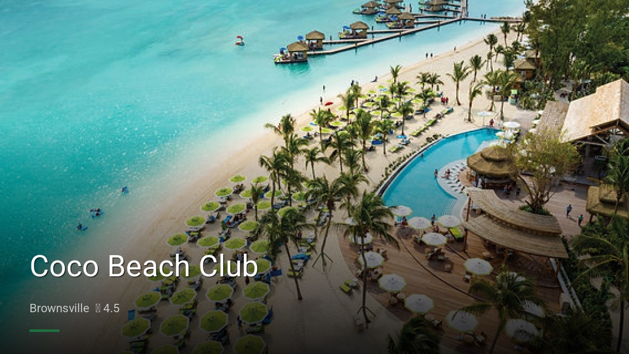 Coco Beach Club - Sports Bars in Brownsville
