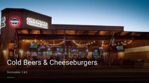 Cold Beers & Cheeseburgers — Sports bars in Scottsdale