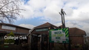College Oak — Pubs in Oxford