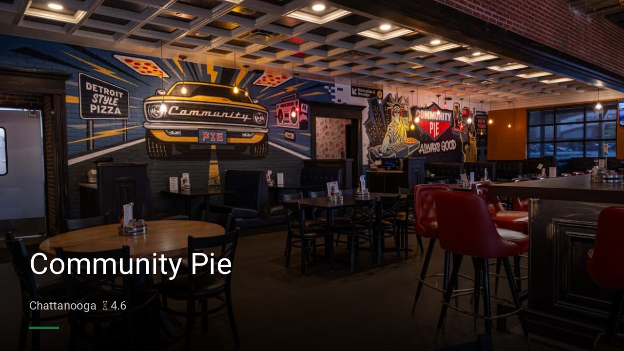 Community Pie - Sports Bars in Chattanooga