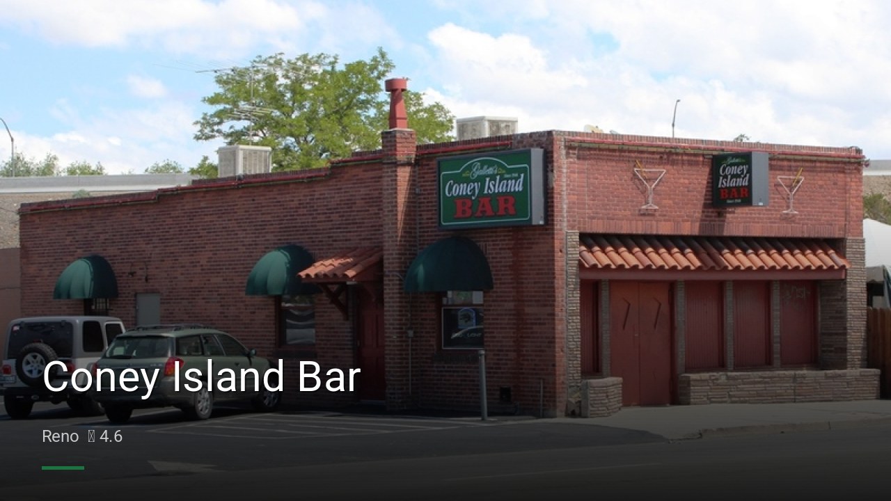 Coney Island Bar - Sports Bars in Reno