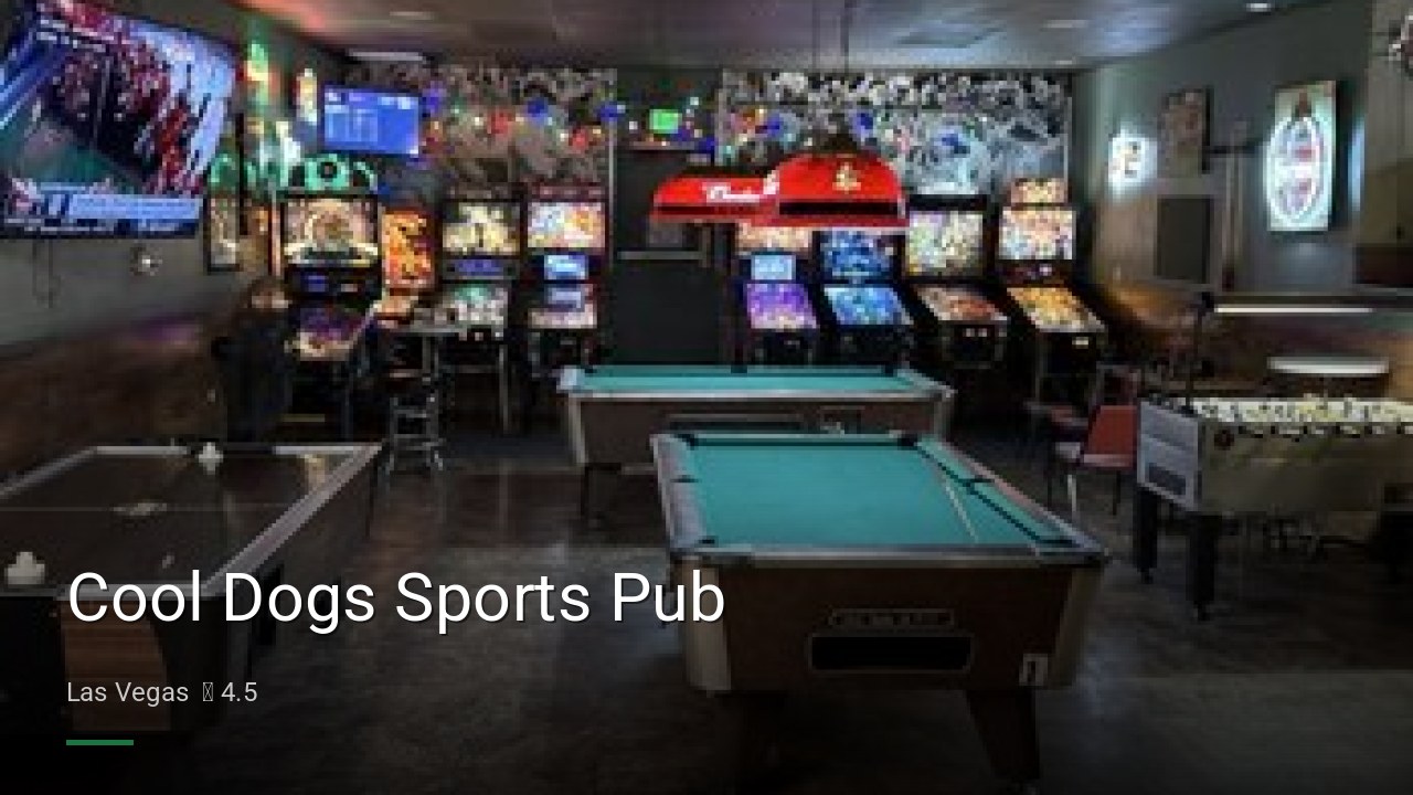 Cool Dogs Sports Pub — Sports bars in Las Vegas