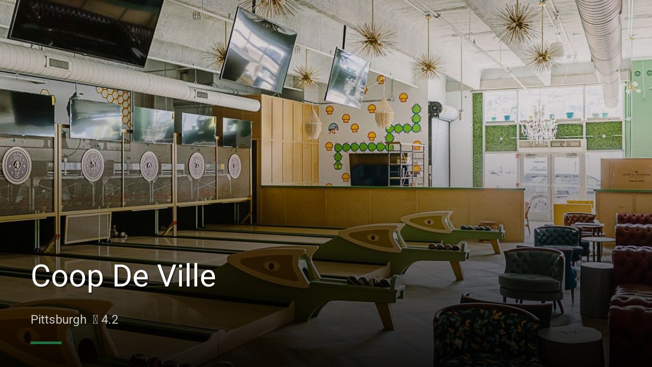 Coop De Ville - Sports Bars in Pittsburgh