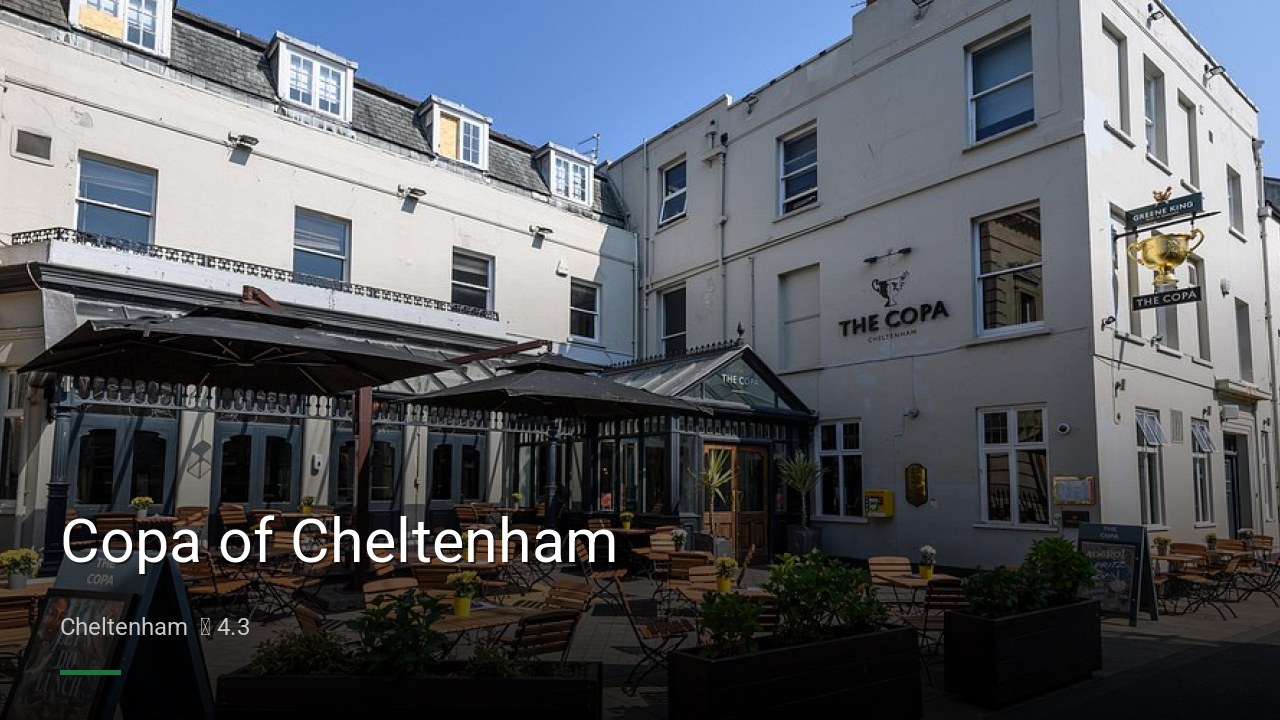 Copa of Cheltenham - Sports Bars in Cheltenham
