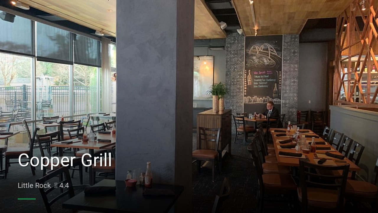 Copper Grill - Sports Bars in Little Rock