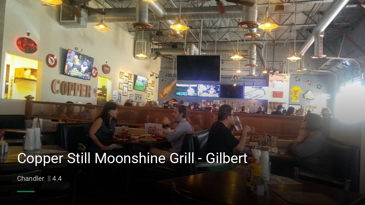 Copper Still Moonshine Grill - Gilbert - Sports Bars in Chandler