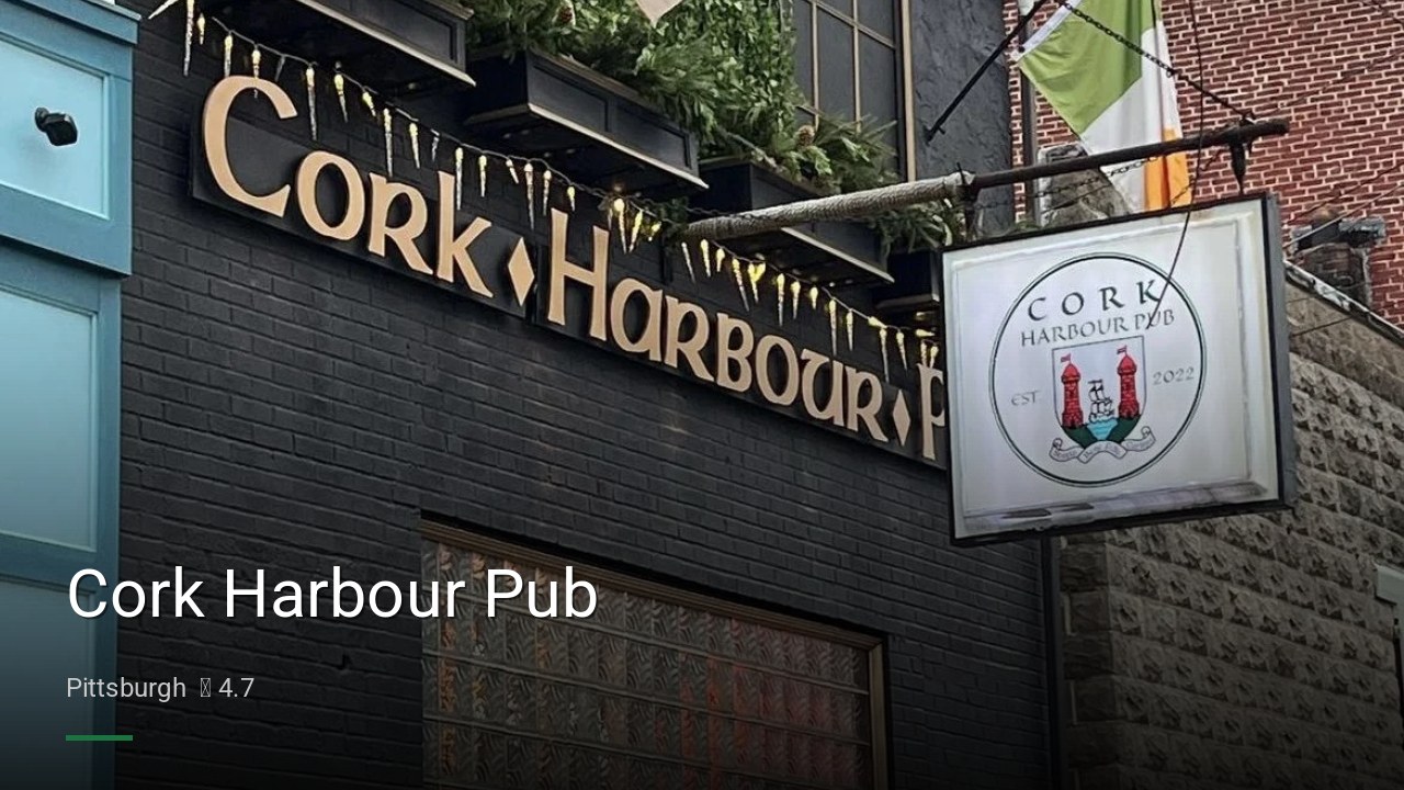 Cork Harbour Pub - Sports Bars in Pittsburgh