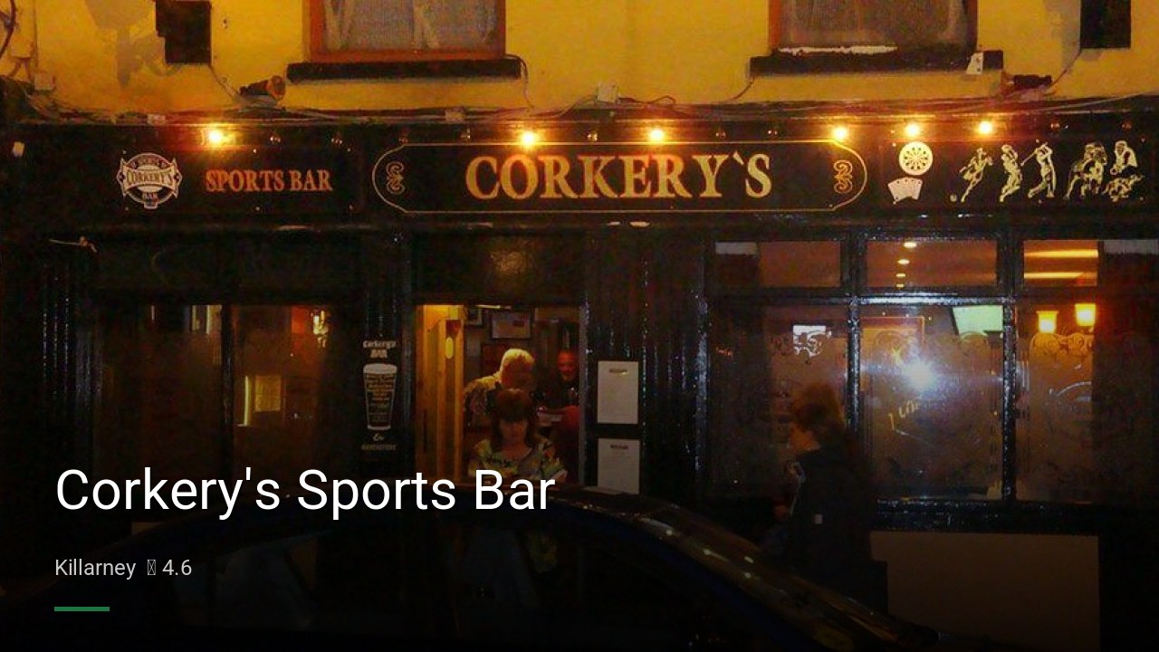 Corkery's Sports Bar - Sports Bars in Killarney