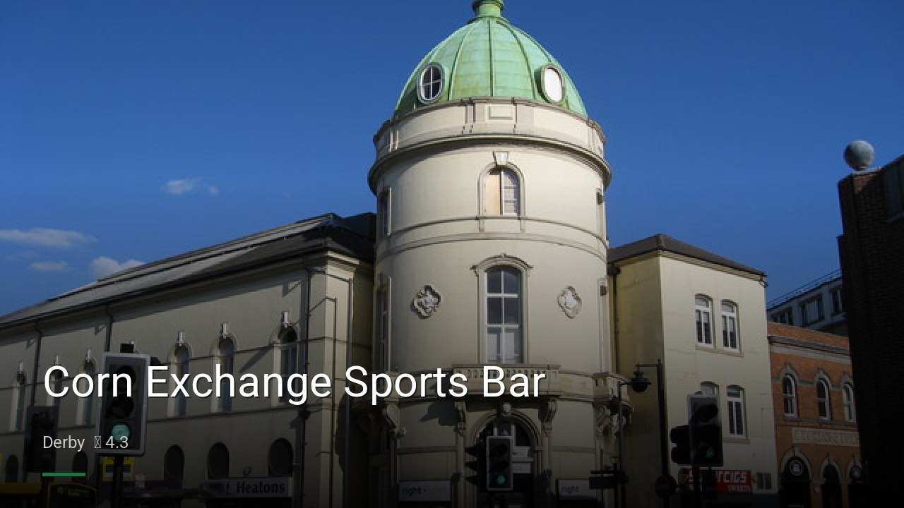 Corn Exchange Sports Bar - Sports Bars in Derby
