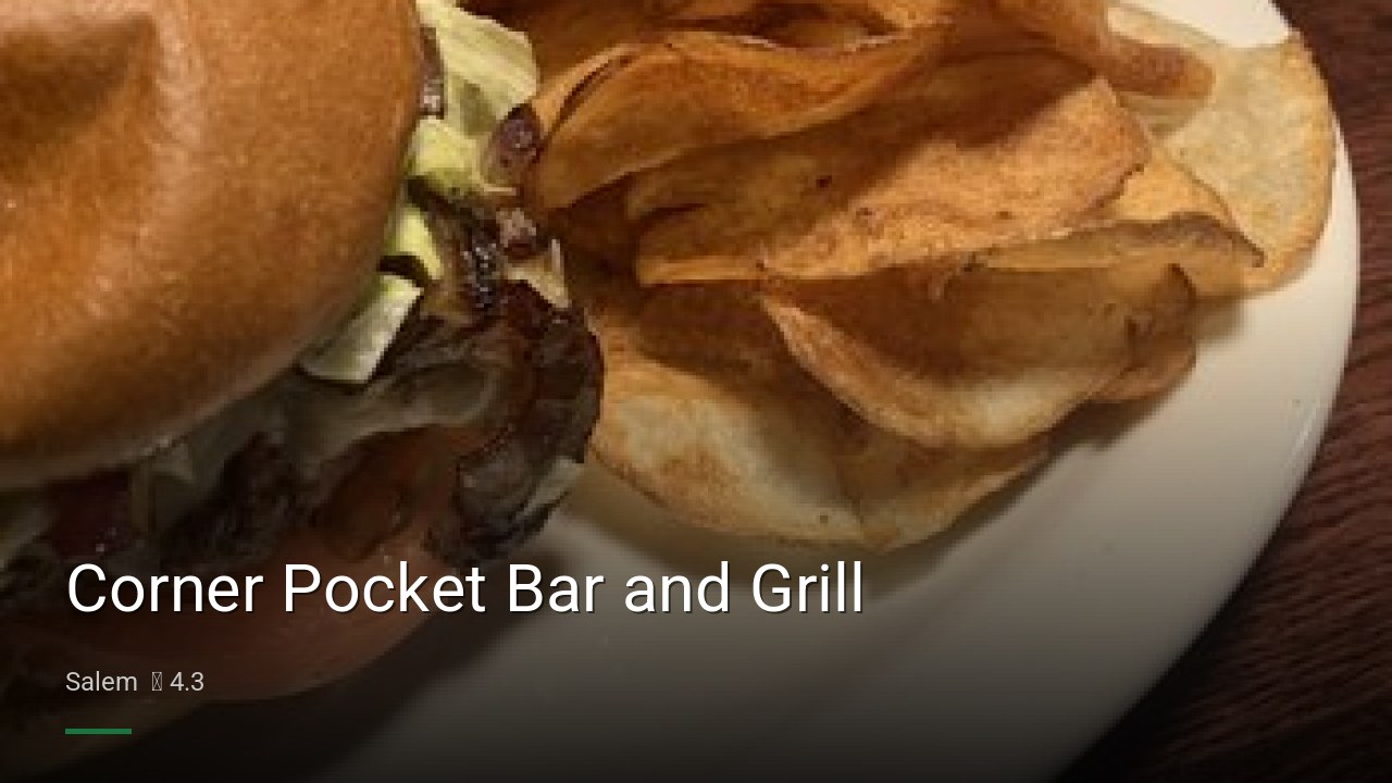 Corner Pocket Bar and Grill - Sports Bars in Salem