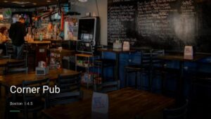 Corner Pub — Sports bars in Boston