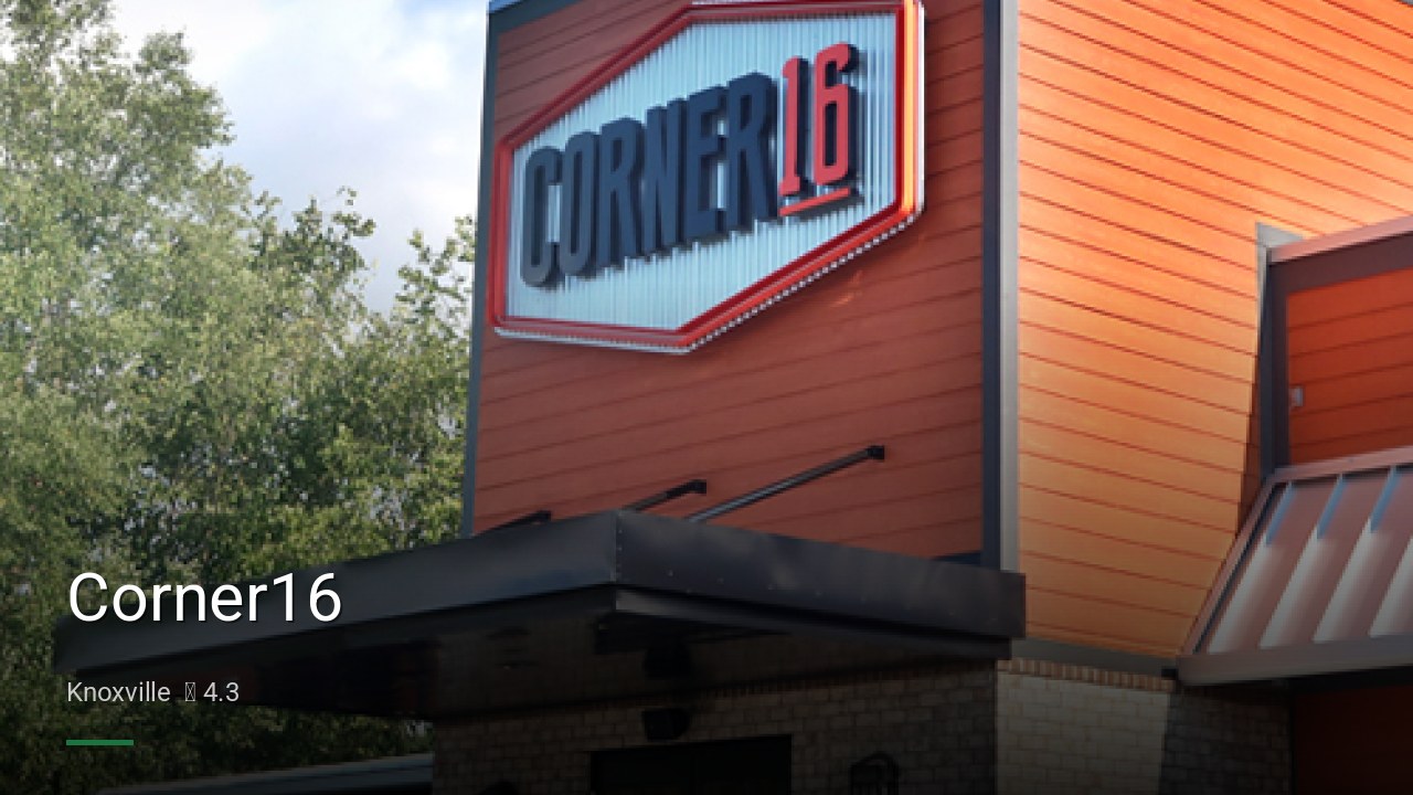Corner16 - Sports Bars in Knoxville