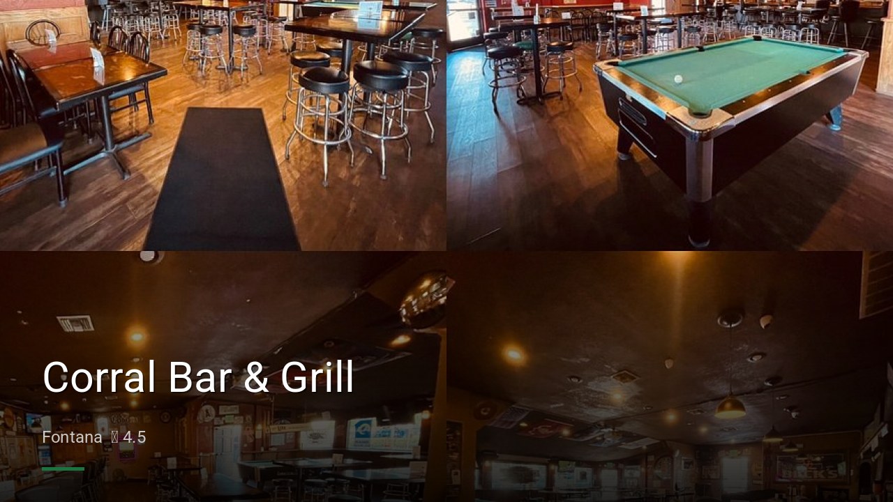 Corral Bar & Grill - Sports Bars in Fontana
