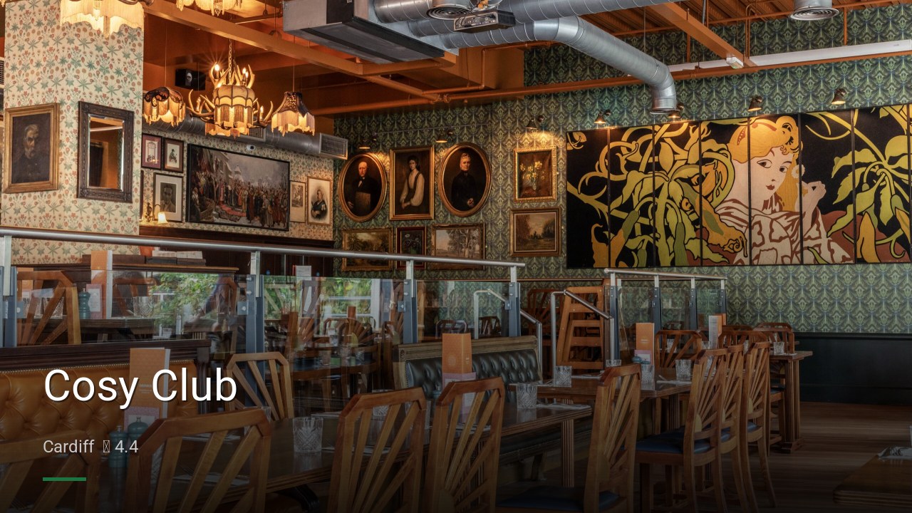 Cosy Club - Sports Bars in Cardiff