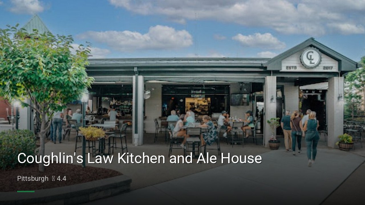 Coughlin's Law Kitchen and Ale House - Sports Bars in Pittsburgh
