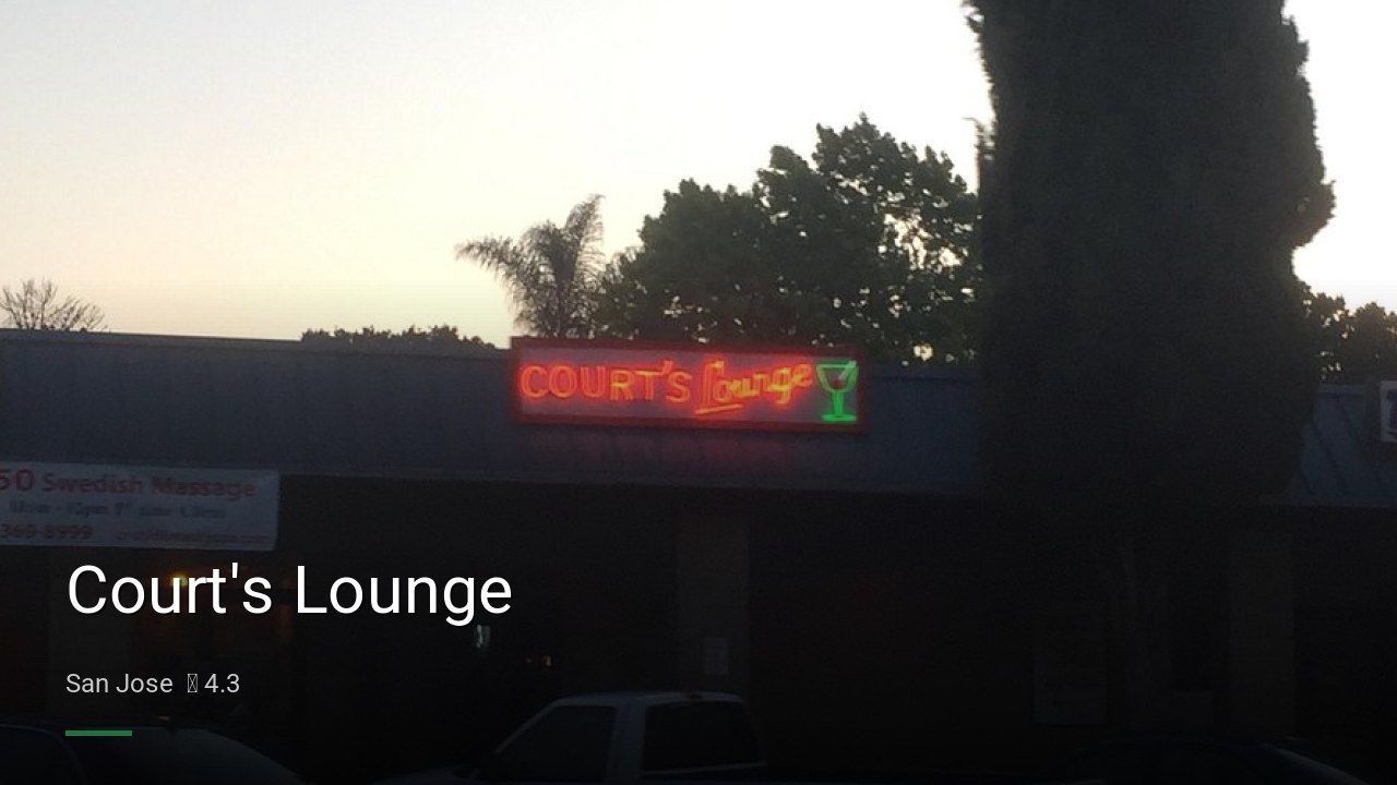 Court's Lounge - Sports Bars in San Jose