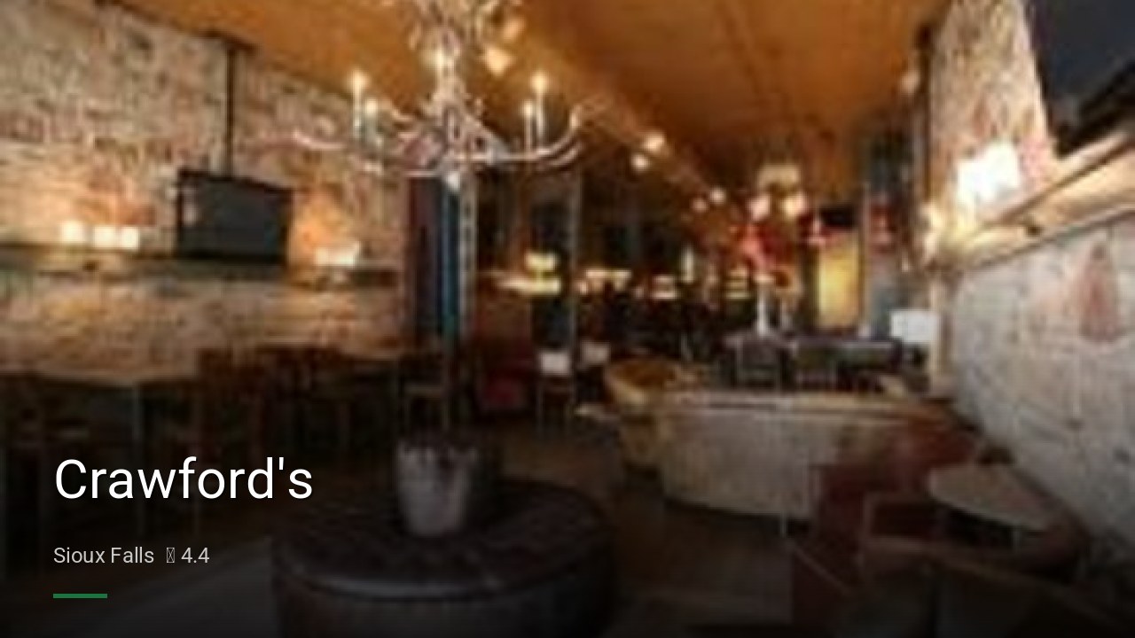 Crawford's - Sports Bars in Sioux Falls