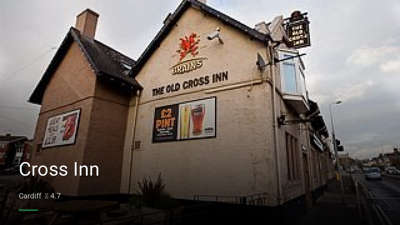 Cross Inn - Sports Bars in Cardiff