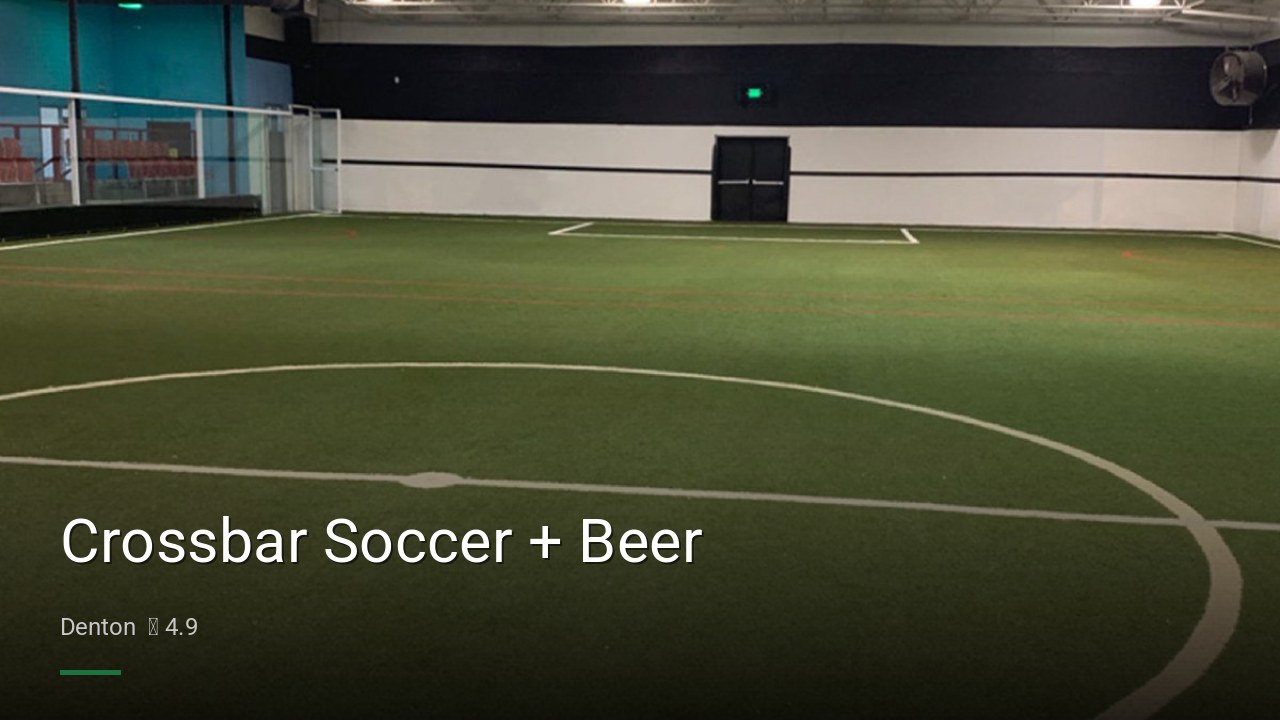 Crossbar Soccer + Beer - Sports Bars in Denton