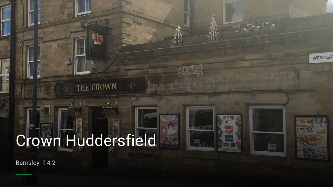 Crown Huddersfield - Sports Bars in Barnsley