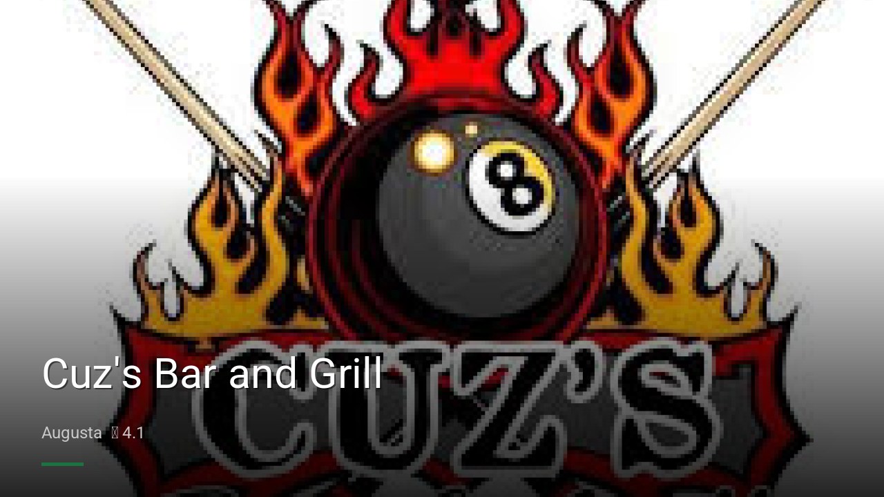 Cuz's Bar and Grill - Sports Bars in Augusta