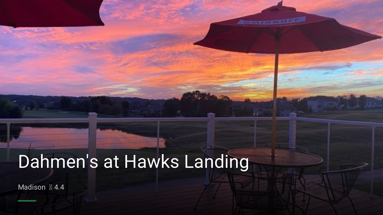 Dahmen's at Hawks Landing - Sports Bars in Madison