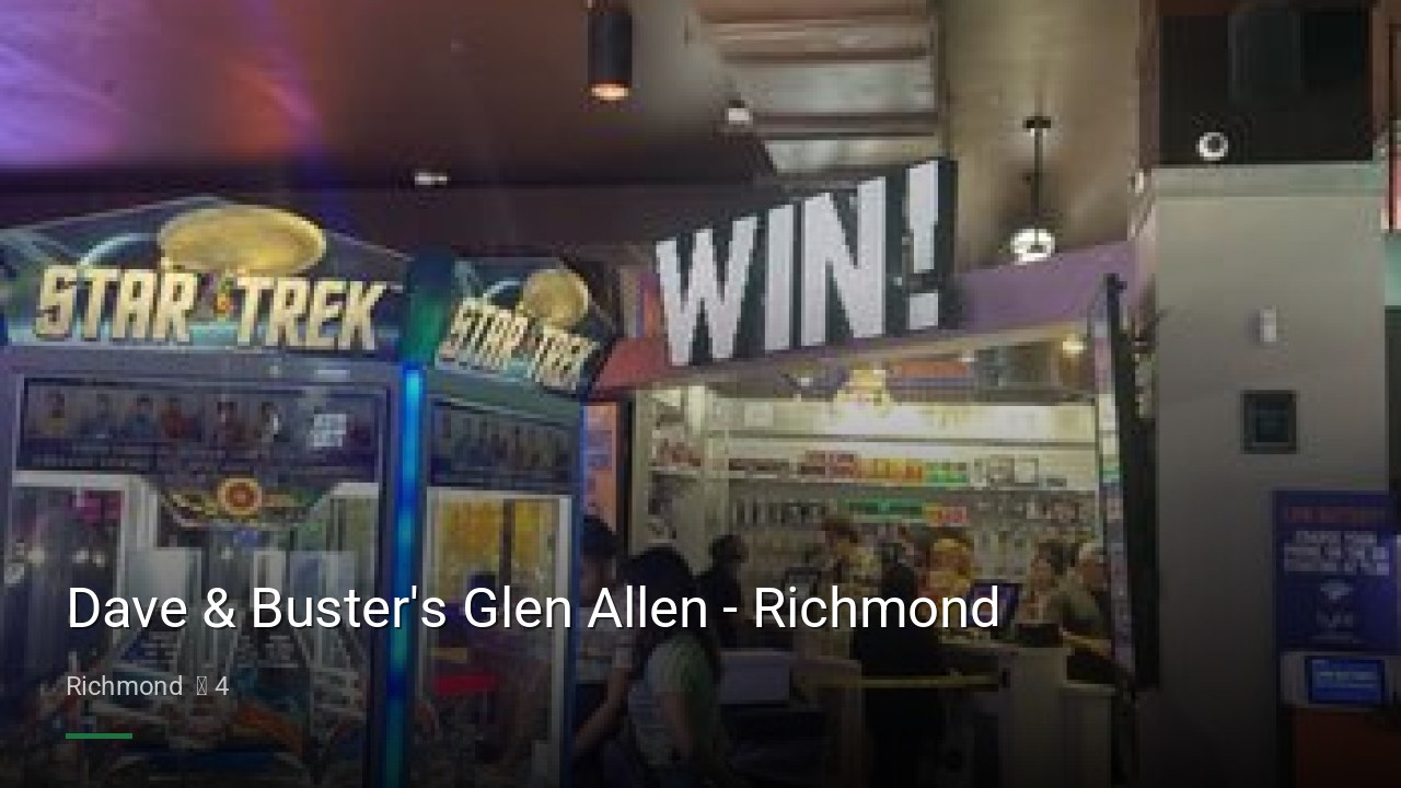 Dave & Buster's Glen Allen - Richmond - Sports Bars in Richmond